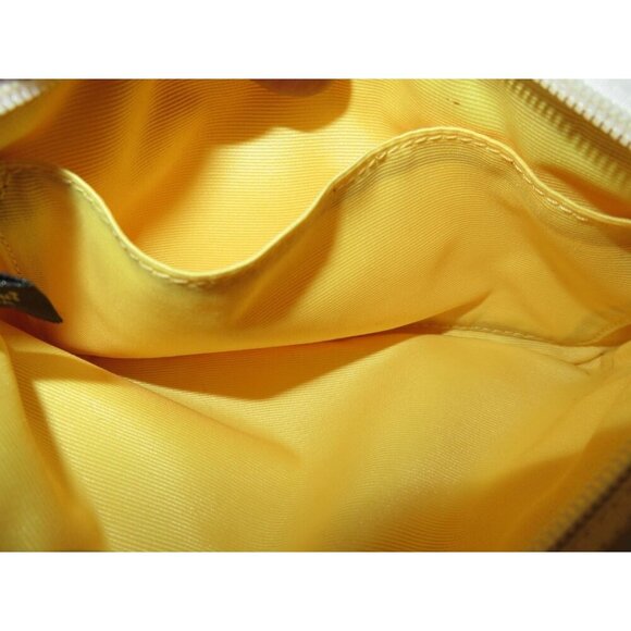 SOLD Coach Y2K Poppy Hampton Signature C Scribble Logo Jaquard Canvas Wristlet - Picture 4 of 8